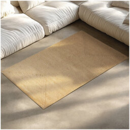 Tectake Jute Rug In Boho Style, Durable And Easy-Care, Suitable For Indoor And Outdoor Use 80 X 150 Cm - Brown - thumbnail 1