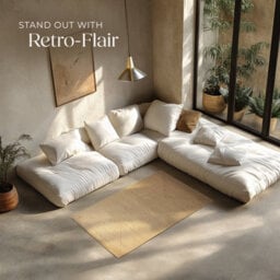 Tectake Jute Rug In Boho Style, Durable And Easy-Care, Suitable For Indoor And Outdoor Use 80 X 150 Cm - Brown - thumbnail 3