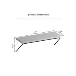 MH London Venice Solid Wood Wall Shelf Living Bedroom Kitchen Wall Mounted Floating Shelves In Black - Small - thumbnail 7