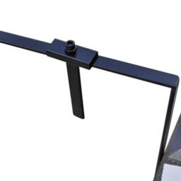Berkfield Hanging Balcony Table Black And White Mosaic - thumbnail 4