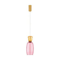 Luminosa Lighting Luminosa Pluma Slim Pendant Ceiling Light Glossy Yellow, Pink, Gold Led 5W 450Lm 3000K - thumbnail 1