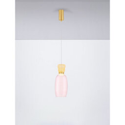 Luminosa Lighting Luminosa Pluma Slim Pendant Ceiling Light Glossy Yellow, Pink, Gold Led 5W 450Lm 3000K - thumbnail 4