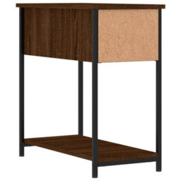 Berkfield Bedside Cabinet Brown Oak 30X60X60 Cm Engineered Wood - thumbnail 8