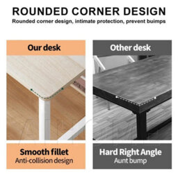 Computer Desk Laptop Pc Study Table Office Home Desk Furniture - thumbnail 5