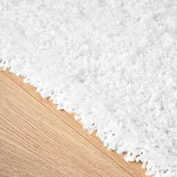 "Bravich Snow White Plain Shaggy Rug - California - 160X230Cm (5'4""x7'8"")" - thumbnail 3