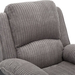 More4Homes Postana Dual Motor Electric Rise Recliner Jumbo Cord Fabric Armchair Electric Lift Riser Chair (Grey) - thumbnail 5