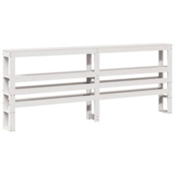 Berkfield Bed Frame With Headboard Without Mattress White 180X200 Cm Super King - thumbnail 6