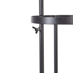 Wyld And Coco Black Iron Umbrella Stand For Hallway, Compact Narrow Design W21 X D21 X H66Cm - thumbnail 3