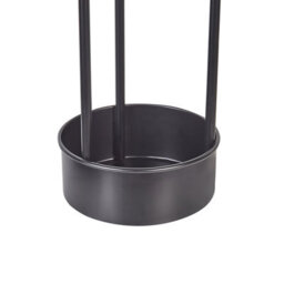 Wyld And Coco Black Iron Umbrella Stand For Hallway, Compact Narrow Design W21 X D21 X H66Cm - thumbnail 6