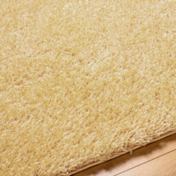 Livabliss Round Moda Shaggy-Solid Color Yellow Plush Soft Pile Living Bedroom Rug 160 X 160 Cm Easy Care, Non Shedding - thumbnail 3
