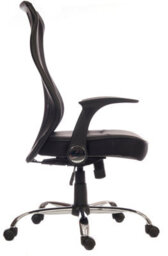 Teknik Curve Mesh Executive Chair With Removable Headrest And Fold Up Armrests - thumbnail 2