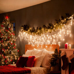Darphe 10M Solar Powered Led Icicle String Lights With Remote Control,warm Yellow - thumbnail 6