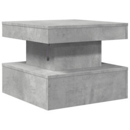 Vidaxl Coffee Table With Led Lights Concrete Grey 50X50X40 Cm - thumbnail 9