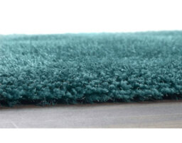 Dark Teal Handmade Rug, 50mm Thickness Plain Shaggy Rug, Modern Luxurious Rug For Bedroom, & Dining Room-90Cm X 150Cm - thumbnail 5