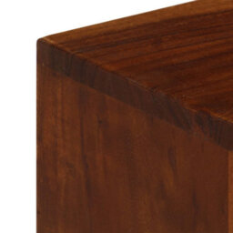 Berkfield Durable Tv Cabinet With 3 Drawers 110X35X50 Cm Solid Acacia Wood - thumbnail 6