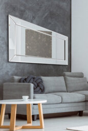 Mirroroutlet Horsley All Glass Modern Full Length Mirror 174 X 84 Cm - thumbnail 4