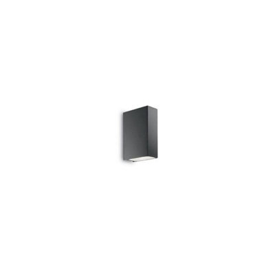Ideal Lux Tetris 2 Light Outdoor Up Down Wall Light Anthracite Ip44, G9 - image 1