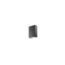 Ideal Lux Tetris 2 Light Outdoor Up Down Wall Light Anthracite Ip44, G9 - thumbnail 1