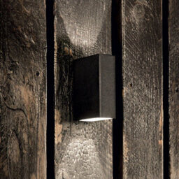 Ideal Lux Tetris 2 Light Outdoor Up Down Wall Light Anthracite Ip44, G9 - thumbnail 2