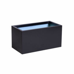 Primrose Gunmetal Black Galvanised Zinc Rectangular Garden Planter Plant Pot Large 70Cm X 30Cm - thumbnail 1
