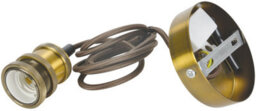 Netagon Modern Retro Vintage Industrial Pendant Ceiling Light Lamp - Antique Gold - thumbnail 4