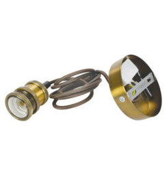 Netagon Modern Retro Vintage Industrial Pendant Ceiling Light Lamp - Antique Gold - thumbnail 2