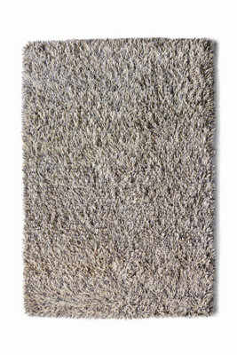 Shaggy Wool Rug, Plain Rug With 40mm Thickness, Handmade Modern Rug For Living Room, & Dining Room-120Cm X 170Cm - image 1