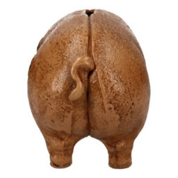 AB Tools Quaker City Ham Pig Hog Porky Oink Money Bank Box Cast Iron Coin Change Jar - thumbnail 5