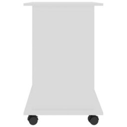 Berkfield Modern Computer Desk White 80X50X75 Cm Engineered Wood - thumbnail 5