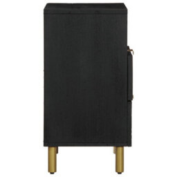Berkfield Bedside Cabinet Black 50X33X62 Cm Engineered Wood - thumbnail 4
