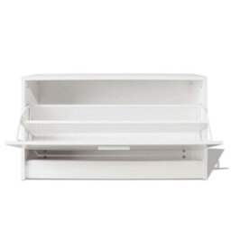 Vidaxl Shoe Storage Bench White 80X24X45 Cm - thumbnail 4