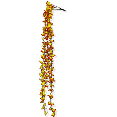 Best Artificial 80Cm Silk Orange Trailing Vine Flower Plant Wedding Garland Ivy - image 1