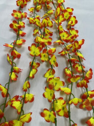 Best Artificial 80Cm Silk Orange Trailing Vine Flower Plant Wedding Garland Ivy - thumbnail 3