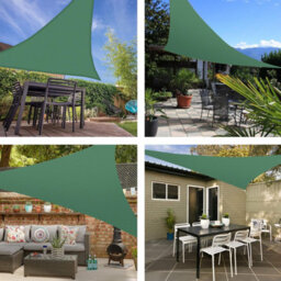 Green 2X2X2M Triangular Shade Sail 95% Uv Protection - thumbnail 6