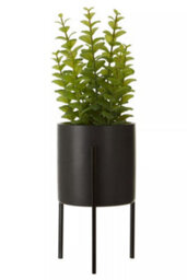 Orsina Minimalist Thyme, Versatile Thyme With Leaves And Decorative Classic Comcrete Planter For Artificial Flowers - thumbnail 1