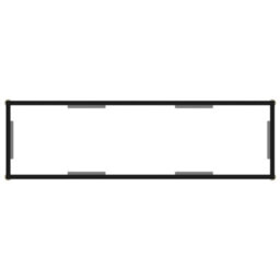Berkfield Console Table Transparent 120X35X75 Cm Tempered Glass - thumbnail 4
