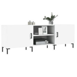 Walplus Tv Cabinet White 150X30X50 Cm Engineered Wood - thumbnail 3