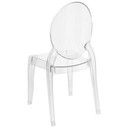 Beliani Set Of 4 Dining Chairs Merton Transparent - thumbnail 7