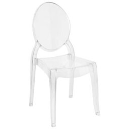 Beliani Set Of 4 Dining Chairs Merton Transparent - thumbnail 6