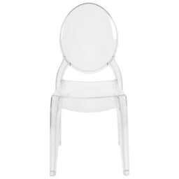 Beliani Set Of 4 Dining Chairs Merton Transparent - thumbnail 5