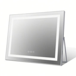 Hollywood Vanity Makeup Mirror 58X46Cm With Led Strip Lights, 3 Colour Modes, Dimmable Touch, 5X Magnifying Mirror - thumbnail 1