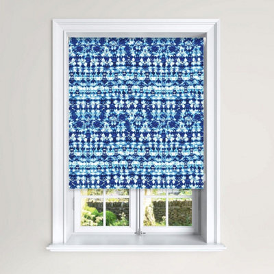 Lister Cartwright Blackout Azurita Blue Kitchen Blind Easy Fit Child Safety Included (120 Cm Width X 140 Cm Drop) - image 1