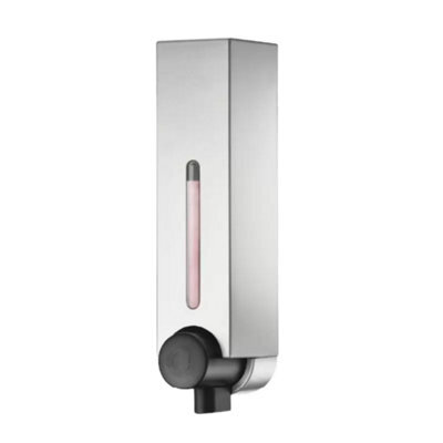 Euroshowers 250Ml Chrome Single Wall Mounted Shower Soap Dispenser - image 1