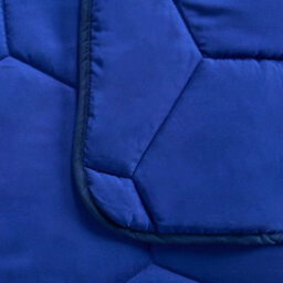 OHS Coverless Duvet 7.5 Tog Pillowcase Quilt Honeycomb Bedding Set, Blue - Double - thumbnail 4
