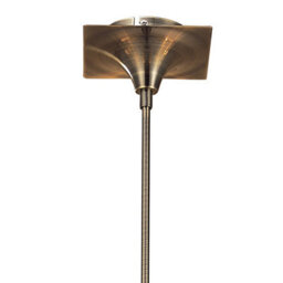 Luminosa Lighting Luminosa Siena Pendant Round 8 Light E14, Antique Brass With Amber Cream Shades And Amber Crystal - thumbnail 3