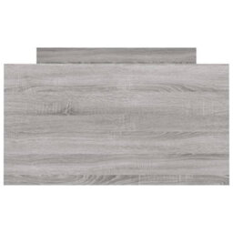 Berkfield Bed Frame With Headboard And Footboard Grey Sonoma 90X190 Cm - thumbnail 6