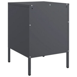 Berkfield Bedside Cabinets 2 Pcs Anthracite 36X39X50.5 Cm Steel - thumbnail 8