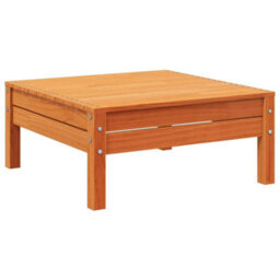 Berkfield Garden Sofa 3-Seater With Footstool Wax Brown Solid Wood Pine - thumbnail 9