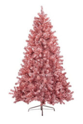 Shatchi 7Ft Rose Gold Christmas Tree Shiny Tinsels - thumbnail 3