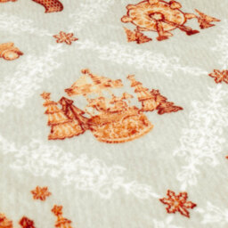 furn. Furn Gretel Sherpa Fleece Christmas Throw, Off White, 130 X 150Cm - thumbnail 4